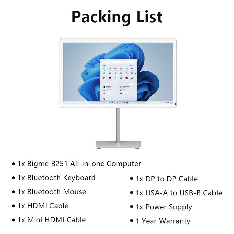 Bigme B251--World's 1st All-in-one PC and monitor with E Ink Color Display - Image 25