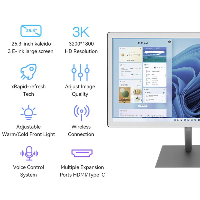 Bigme B251--World's 1st All-in-one PC and monitor with E Ink Color Display - Image 3