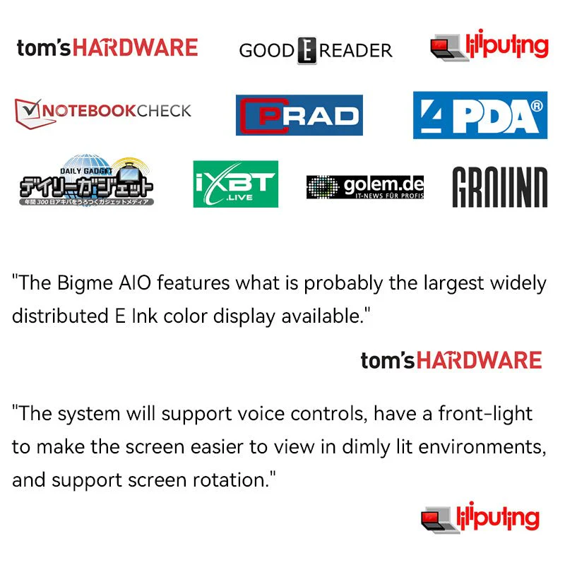 Bigme B251--World's 1st All-in-one PC and monitor with E Ink Color Display - Image 4