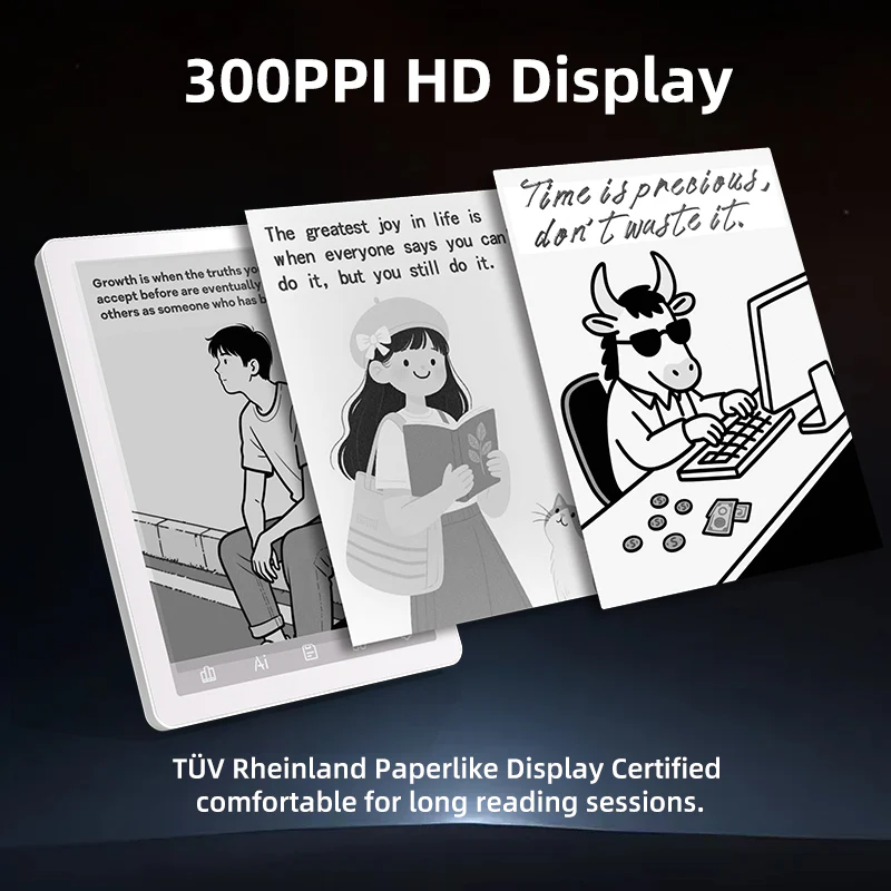 B6 Black & White 300PPI 6'' Compact Ebook Reader with Android 14OS - Image 3