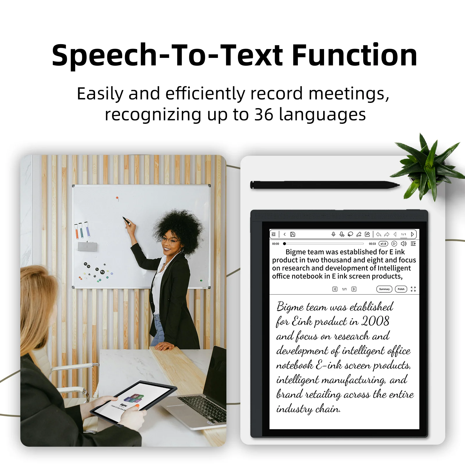 Bigme B1051 Black and White E ink Smart Tablet with 300PPI - Image 7