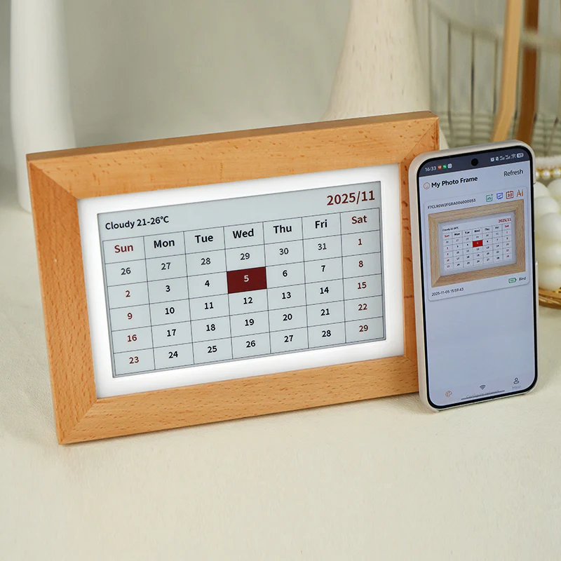 Bigme F7 7.3 Inch WiFi Digital Color E-ink Picture Frame - Image 4