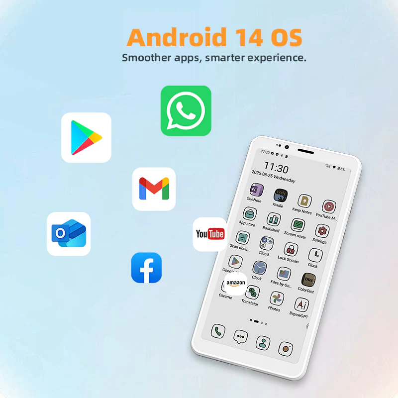 Bigme 4G color ePaper smartphone Hibreak S with Android 14 OS - Image 9