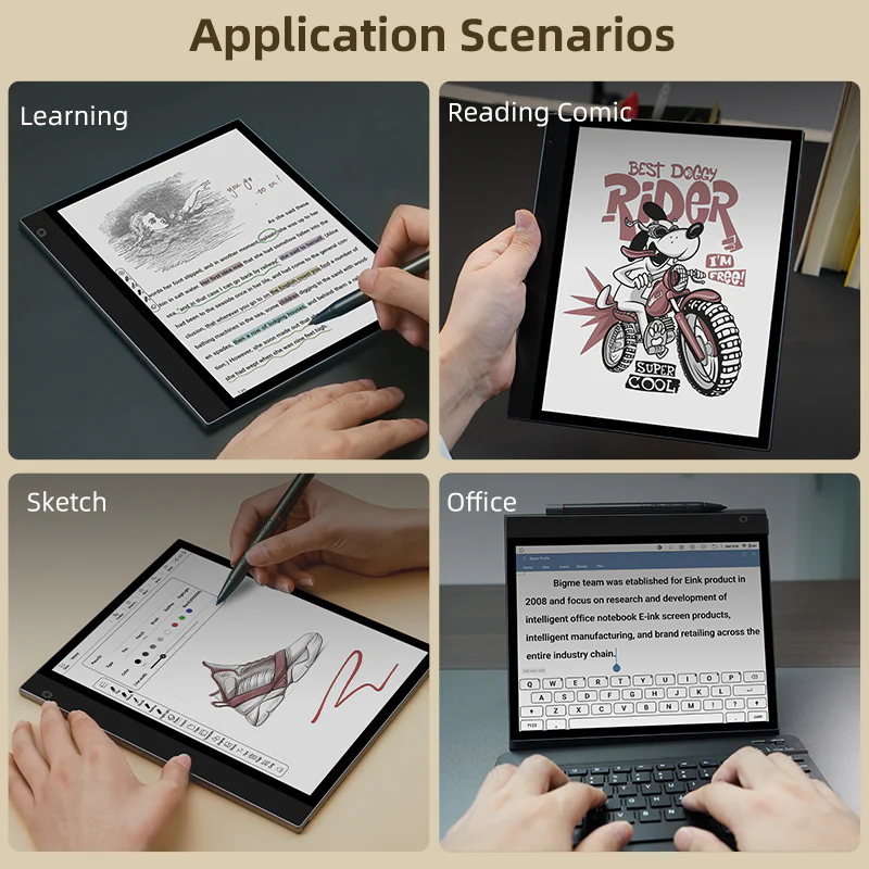 Bigme inkNote color+ -Kaleido3 10.3'' E-reader with case and stylus - Image 10