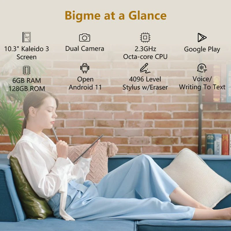 Bigme inkNote color+ -Kaleido3 10.3'' E-reader with case and stylus - Image 4