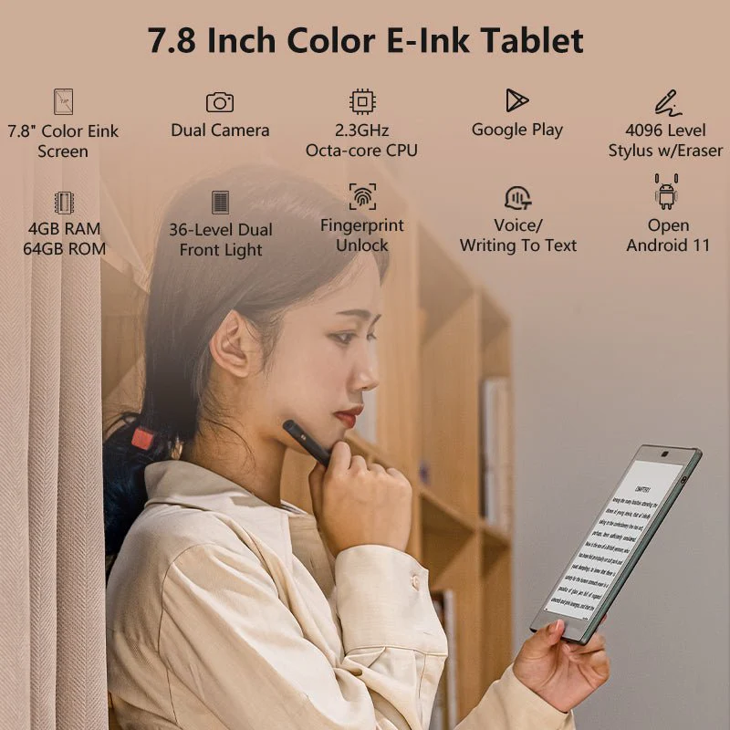 Bigme S6 color +Lite-7.8inch Kaleido 3 E-notepad - Image 14