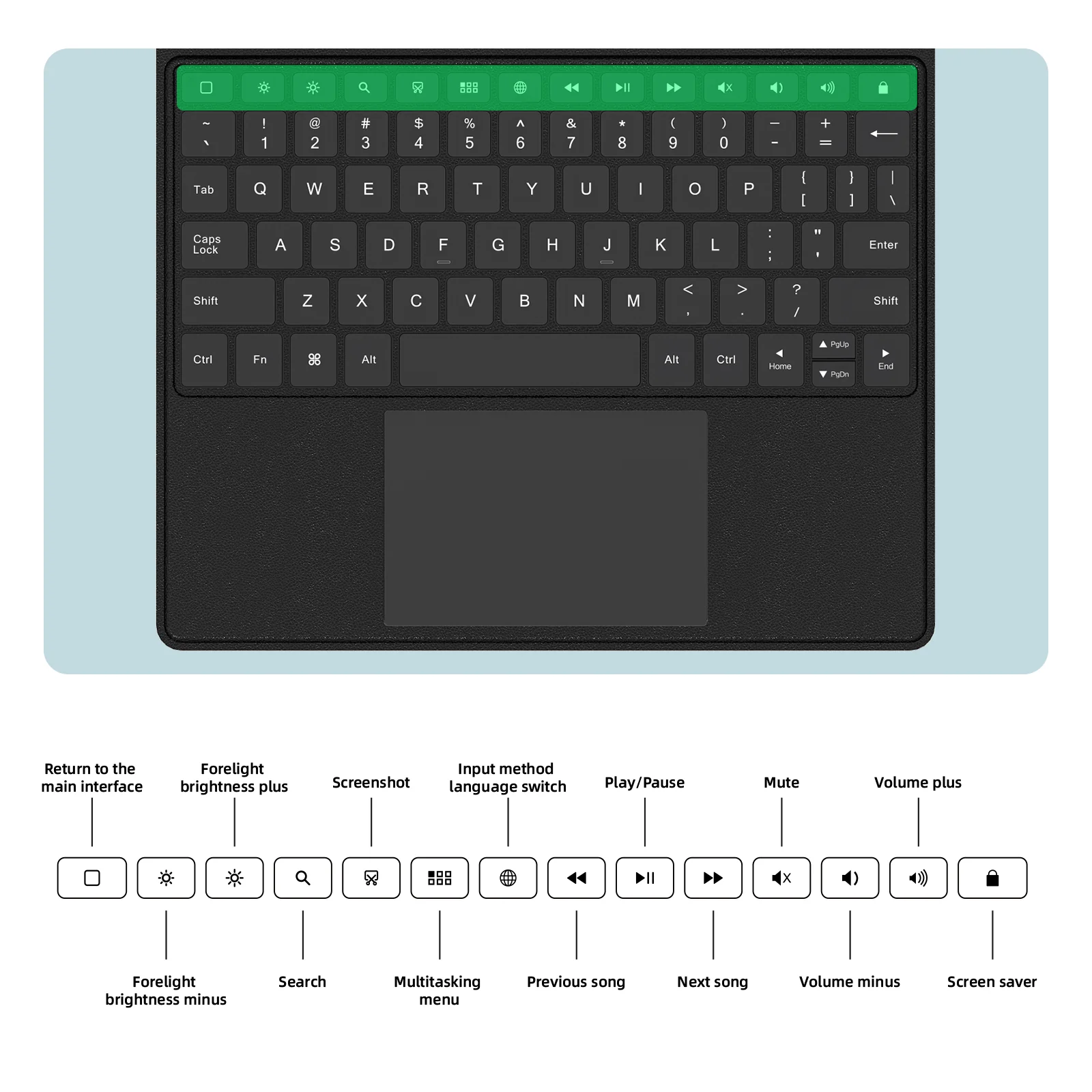 Dedicated Keyboard cover for B1051 Series - Image 7