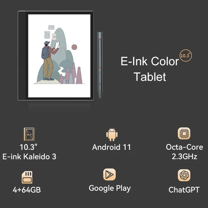 Guoyue K3 Color -- 10.3 inch Kaleido 3 Color E-ink display without Camera - Image 3