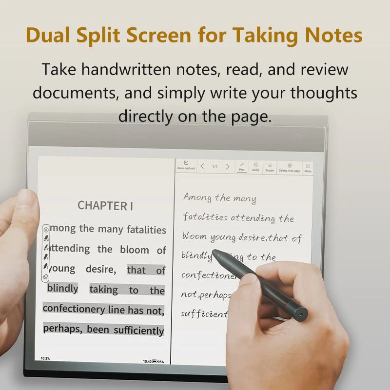 inkNoteS--10.3'' Black&White E reader - Image 12