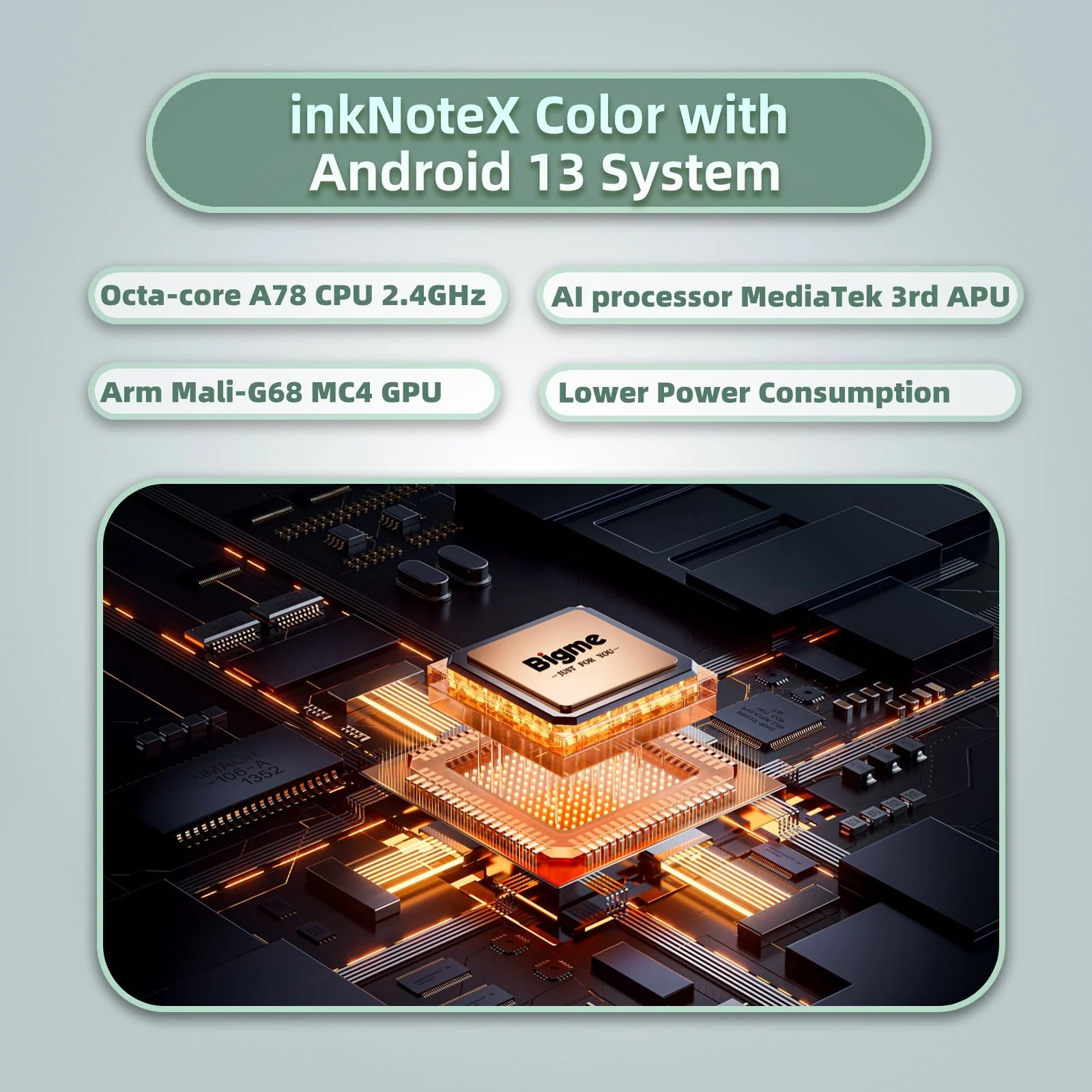 inkNoteX color-Android 13 Kaleido 3 color e ink Tablet - Image 10
